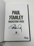 Paul Stanley Signed Autographed Backstage Pass 1st Edition Book Kiss Beckett COA