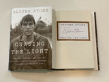 Oliver Stone Signed Autograph Chasing The Light HC Book Scarface Platoon COA