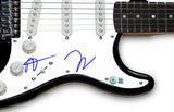 Fall Out Boy Signed Electric Guitar Pete Wentz Patrick Stump Beckett COA
