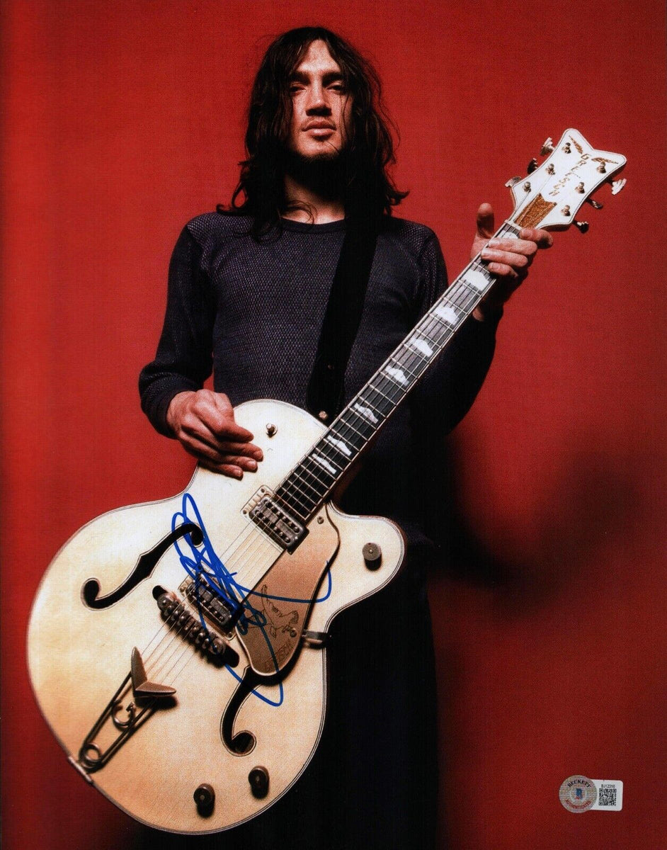 John Frusciante Signed Red Hot Chili Peppers Autograph 11x14 Photo Bec ...