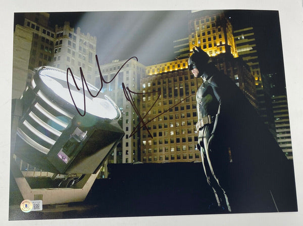 Christian Bale Signed Autographed 11x14 Photo The Dark Knight Batman Beckett COA