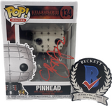 Clive Barker Signed Autographed Pinhead Funko Pop Hellraiser Figure Beckett COA