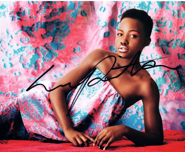 Lupita Nyong'o Signed Autograph 8x10 Photo 12 Years A Slave Star Wars COA VD