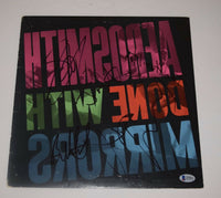 Aerosmith Full Band Signed Autographed DONE WITH MIRRORS Record Album BAS COA