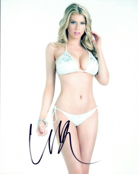 Charlotte McKinney Signed Autographed 8x10 Photo Sexy Model COA AB