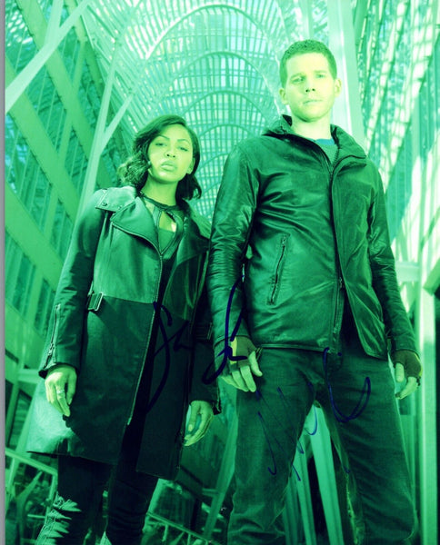 Stark Sands & Meagan Good Signed Autographed 8x10 Photo MINORITY REPORT COA AB