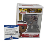 Allen Iverson Signed Autographed Funko Pop Figure 76ers #102 Beckett COA