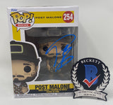 Post Malone Signed Autographed Funko Pop Rocks Figure #254 Beckett COA