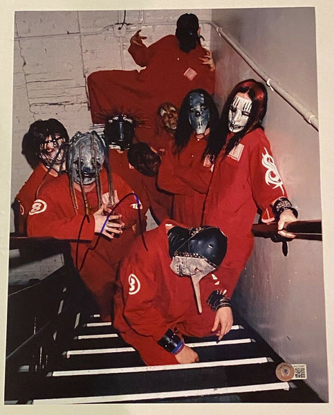 Corey Taylor Signed Autograph 11x14 Photo Slipknot Stone Sour Proof Beckett COA
