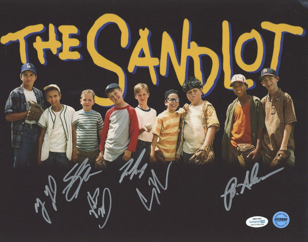 The Sandlot Movie Cast Signed Autographed 11x14 Photo by 6 ACOA COA