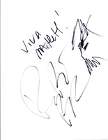 Robert Rodriguez Signed Autographed Hand Drawn Sketch Machete COA VD