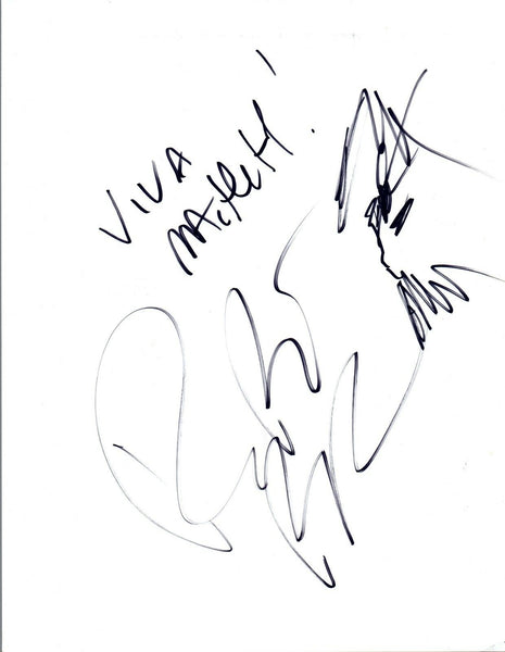 Robert Rodriguez Signed Autographed Hand Drawn Sketch Machete COA VD