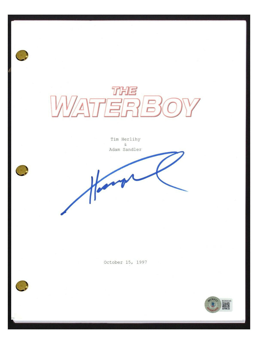 Henry Winkler Signed Autograph The Waterboy Movie Script Screenplay Be ...