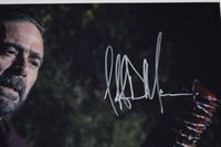 Jeffrey Dean Morgan Signed 11x14 Photo The Walking Dead Negan Beckett BAS COA
