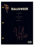 Nick Castle Signed Autographed Halloween Movie Script Michael Myers Beckett COA