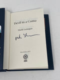Mark Lanegan Signed Autograph Devil In A Coma HC 1st Edition Book Mad Season COA