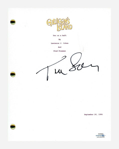 Tina Louise Signed Autographed GILLIGAN'S ISLAND Pilot Episode Script ACOA COA