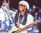 Nile Rodgers Signed Autograph 8x10 Photo CHIC Band Musician Producer ACOA COA