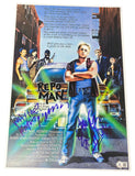 Keith Morris Zander Schloss Signed Repo Man Poster The Circle Jerks Beckett COA