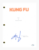 Tony Chung Signed Autographed Kung Fu Pilot Episode Script Screenplay ACOA COA