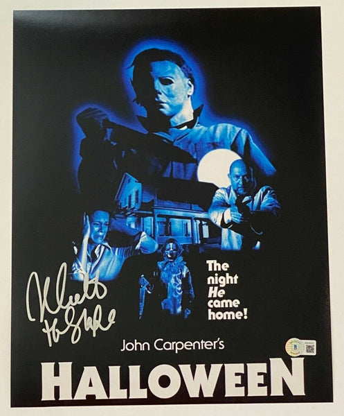Nick Castle Signed Autographed 11x14 Photo Halloween Michael Myers Beckett COA