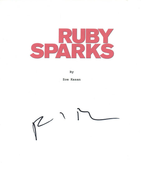 Paul Dano Signed Autographed RUBY SPARKS Full Movie Script COA
