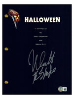 Nick Castle Signed Autographed Halloween Movie Script Michael Myers Beckett COA