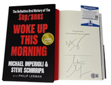 Michael Imperioli Steve Schirripa Signed Woke Up This Morning Sopranos Book BAS