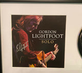 Gordon Lightfoot Signed Autographed Solo Framed CD Display ACOA COA