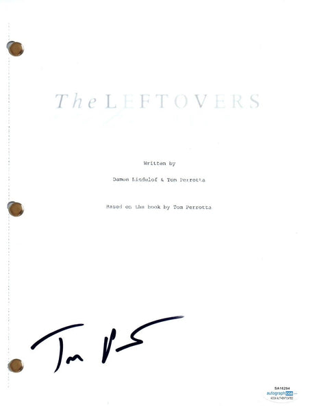 Tom Perrotta Signed Autograph The Leftovers Pilot Episode Script Screenplay ACOA