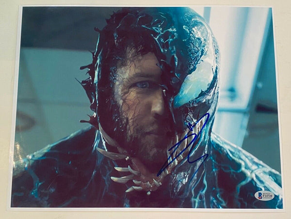 Tom Hardy Signed Autographed 11x14 Photo VENOM Beckett BAS COA