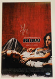 George Jung Signed Autographed BLOW 11x17 Movie Poster Drug Smuggler Beckett COA