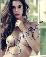 Jessica Buch Signed Autographed 8x10 Photo Hot Sexy Nude Topless Model COA AB