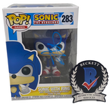Ben Schwartz Signed Autographed Sonic The Hedgehog Funko Pop Figure Beckett COA