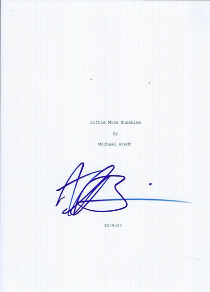 Abigail Breslin Signed Autographed Little Miss Sunshine Full Movie Script