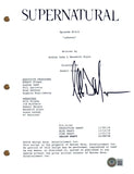 Jeffrey Dean Morgan Signed Supernatural Lebanon Episode Script Autograph BAS COA