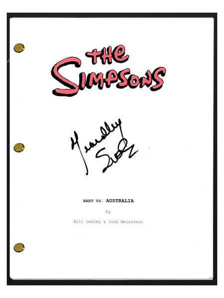 Yeardley Smith Signed Autograph THE SIMPSONS Bart Vs Australia Script Lisa COA