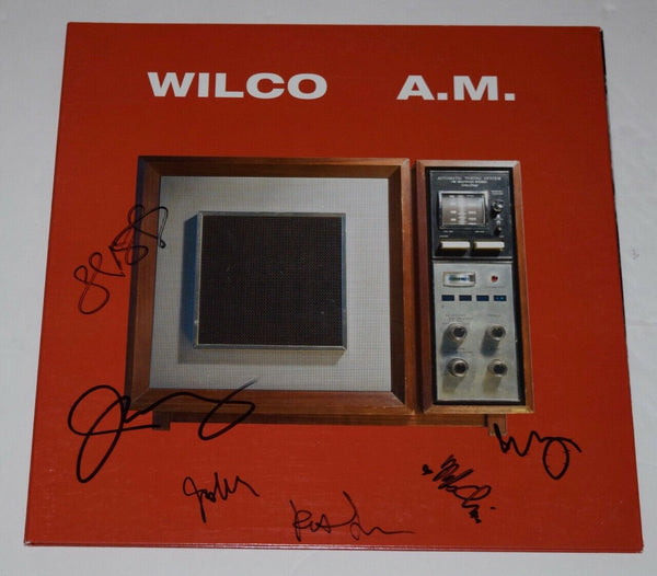 Wilco Signed Autographed A.M. Vinyl Record Album Jeff Tweedy +5 Full Band COA