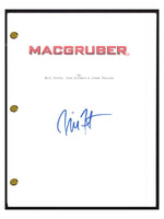 Will Forte Signed Autographed MACGRUBER Movie Script Screenplay COA