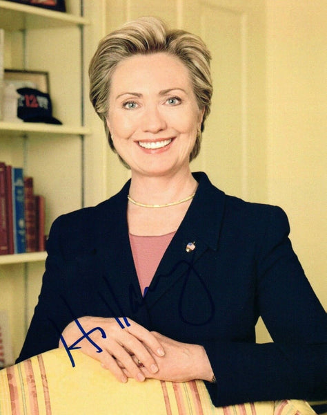 Hillary Clinton Signed Autographed 8x10 Photo First Lady COA VD