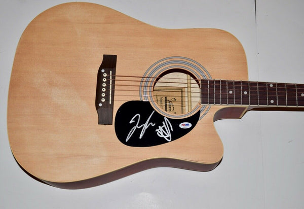 Florida Georgia Line Signed Acoustic Guitar Tyler Hubbard Brian Kelley PSA COA