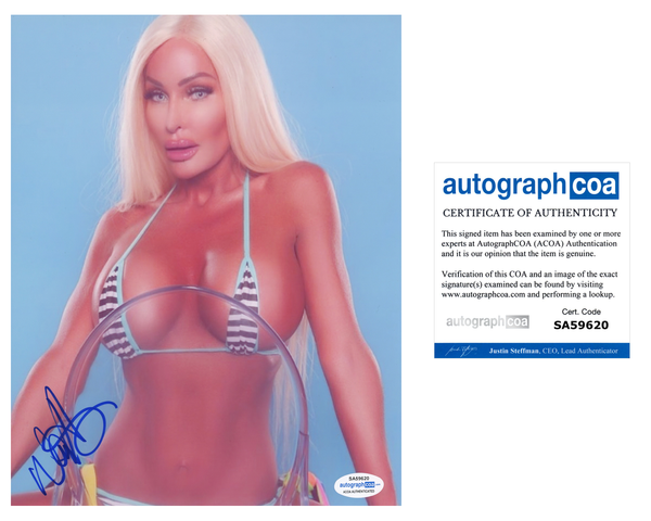 Nannette Hammond Signed Autographed 8x10 Photo Sexy Playboy Model ACOA COA