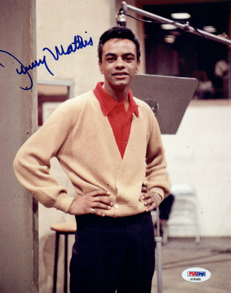 Johnny Mathis Signed Autographed 8x10 Photo PSA/DNA COA