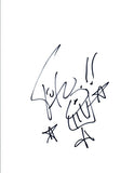 Brent Fitz Signed Autographed Hand Drawn Drum Sketch Slash Theory of a Deadman B
