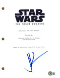 J.J. Abrams Signed Star Wars The Force Awakens Movie Script Autograph BAS COA