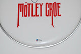 Tommy Lee Signed Autographed 12" Drumhead MOTLEY CRUE Beckett BAS COA