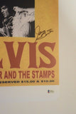 James Burton Signed Autograph 11x17 Poster Photo Elvis Presley Beckett BAS COA
