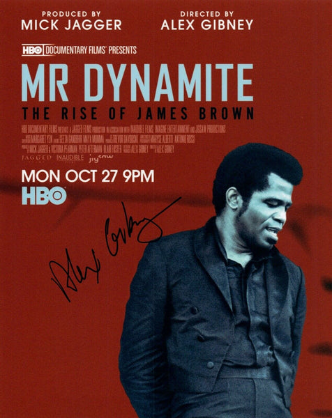 Alex Gibney Signed Autographed 8x10 Photo Mr Dynamite James Brown Director COA