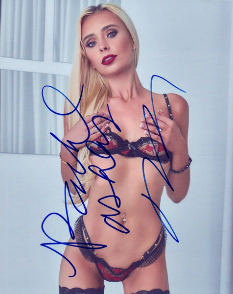 Rachel Ashley Johnson Signed Autographed 8x10 Photo Playboy Model Actress COA