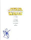 Andy Serkis Signed Autographed STAR WARS THE FORCE AWAKENS Script COA VD